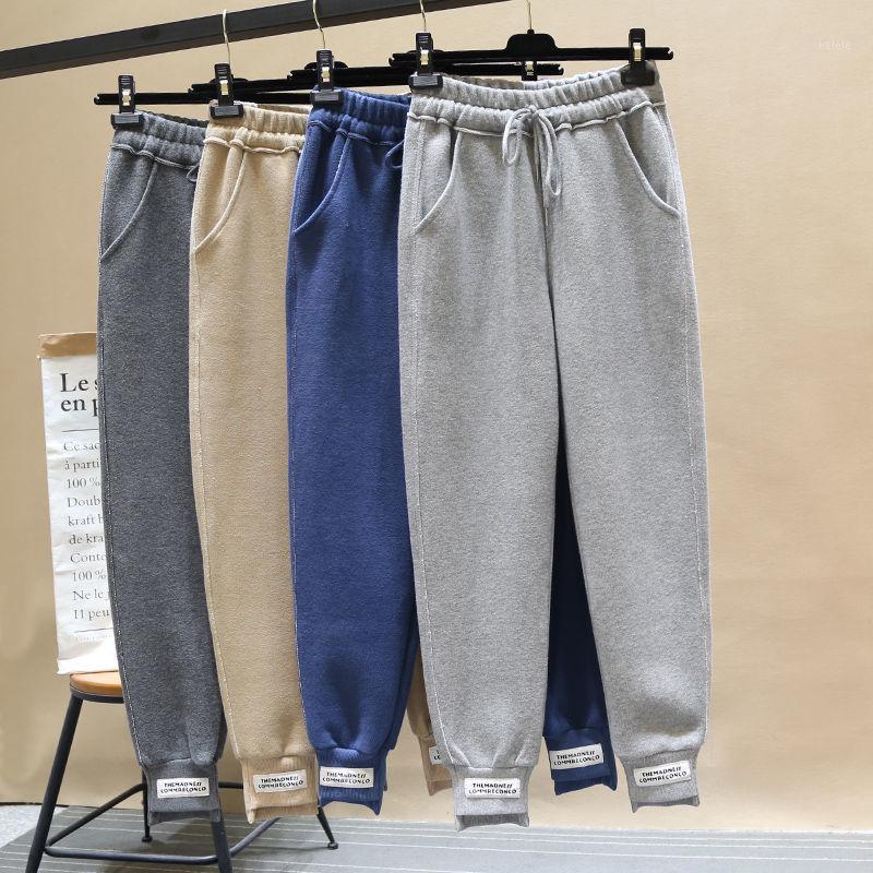 

Women's Pants & Capris Arrival Korea Fashion Autumn Women Harem All-matched Casual Sport Female Loose White Black Plus Size D439, Black;white