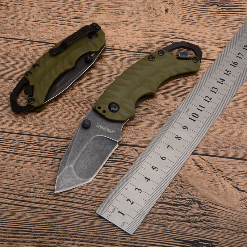 

Kershaw 8750 Shuffle II Tactical Folding Knife 8cr13Mov G10 Handle Assisted Open Flipper Outdoor Camping Hunting Survival Pocket Utility EDC Tools Self Defense