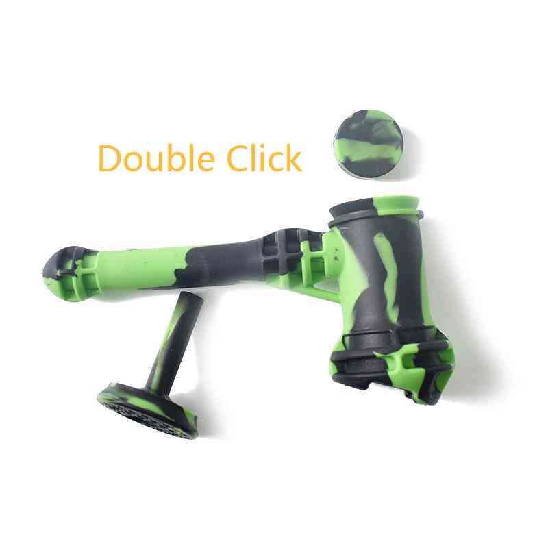 

Wholesale silicone water pipe Amazing hammer Style Smoking 7 inches With 6 different colors tobacco hookahs