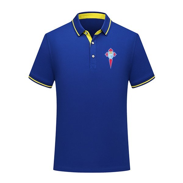 

Men's T Shirts Celta De Vigo Men Soccer Polo Shirt Football Short Sleeve Polos Fashion Sport Training T shir, Yellow