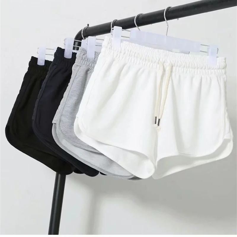 2020 new running sports YOGA SHORTS women&#039;s Korean high waist hot leisure home wide leg pants loose pajamas summer-image-702575437