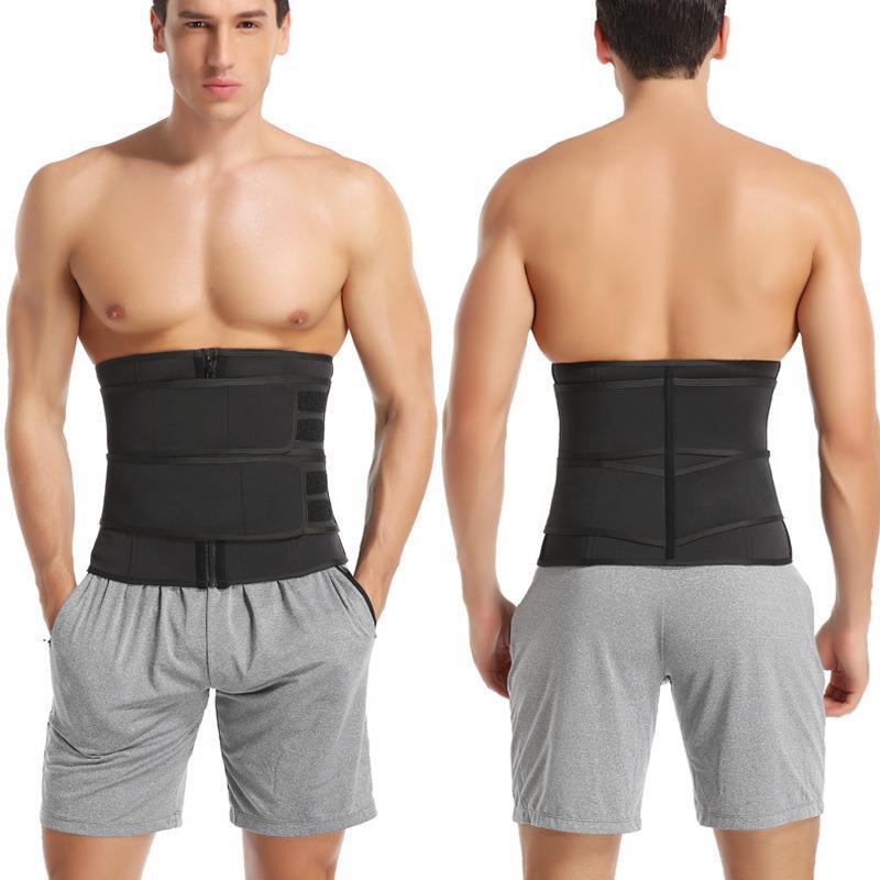 

Waist Support TOP Women Trainer Corset Workout Trimmer Tummy Men Control Cincher Body Shapewear Fajas Neoprene, Black