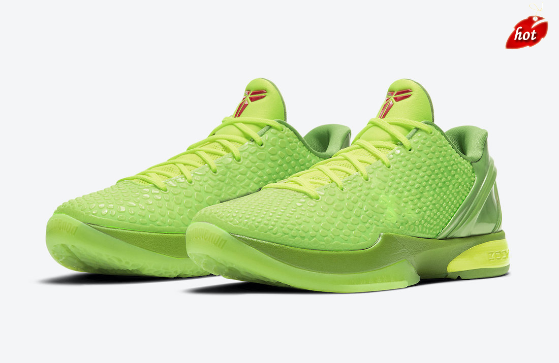 

Release Authentic Christmas 6 Protro Grinch Mamba Shoes Challenge Red ASG All Star Green Apple Volt Crimson Black Man Outdoor Sports, Bubble wrap packaging