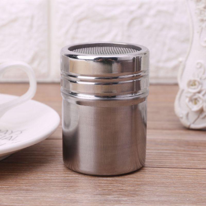 

2021 New Magnetic Stainless Steel Flour Condiment Container Chocolate Mesh Shaker Powder Sifter Icing Sugar Salt Dredger