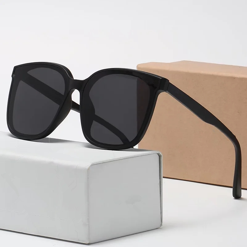

Men Big Frame Sunglasses Uv Protection Brand Vintage Women Designer Sun Glasses With Box And Packaging