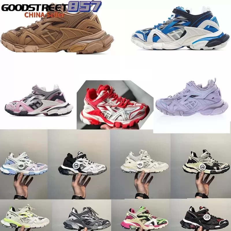 

Classic Triple S 2.0 Shoes Luxury Mesh Nylon Sneakers Track 2 Trainers 4 Designer Men Women Outdoor Shoe, Customize