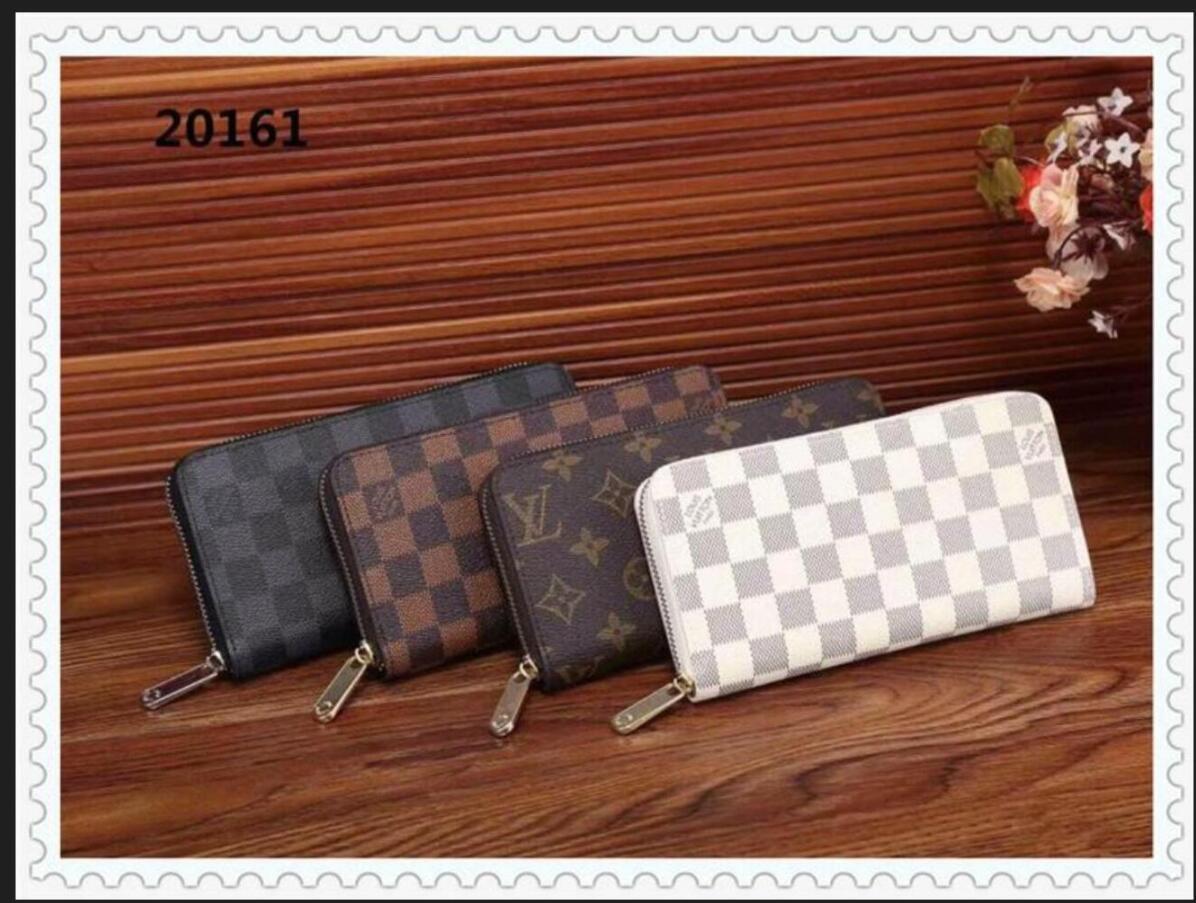 

1-17 LV LOUIS VITTON Leather Bags Women Luxury Wallet Designer Zipper Wallets Fashion Men Zippy Purse Holders Designer