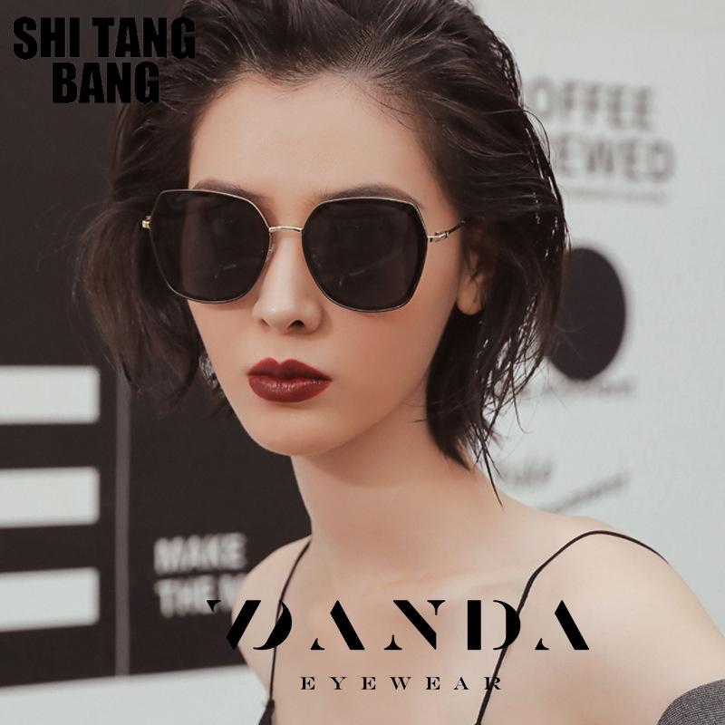 

Sunglasses Fashion Vintage Polarized Women Driving Mirror Sun Glasses Metal Frame Goggles Anti-Glare Polygon Eyeglasses UV400