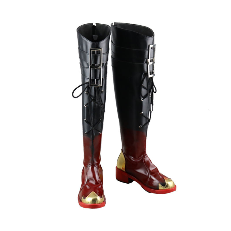 

Cosplay Tracy Reznik Little Red Riding Hood Original Halloween Women's Shoes Boots High 0j8l