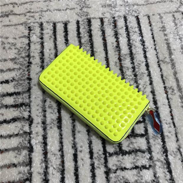 

New fashion Top New Men Women Genuine leather Rivets Purse Studded Wallets Zipper Clutch Free Shipping Candy Color Punk Purse bags