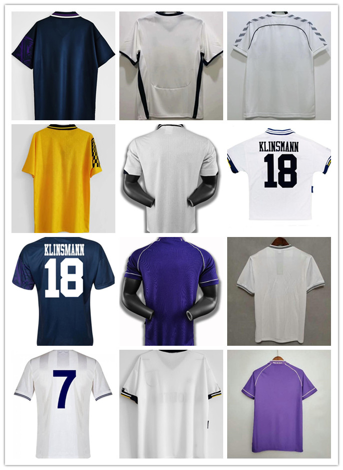 

Retro Soccer jerseys TOTTENHAM 78 81 82 86 92 94 95 98 08 09 SPURS Klinsmann GASCOIGNE 1978 1981 1982 1986 1990 1992 1993 1994 1995 1998 2008 2009 Vintage football shirts, Black