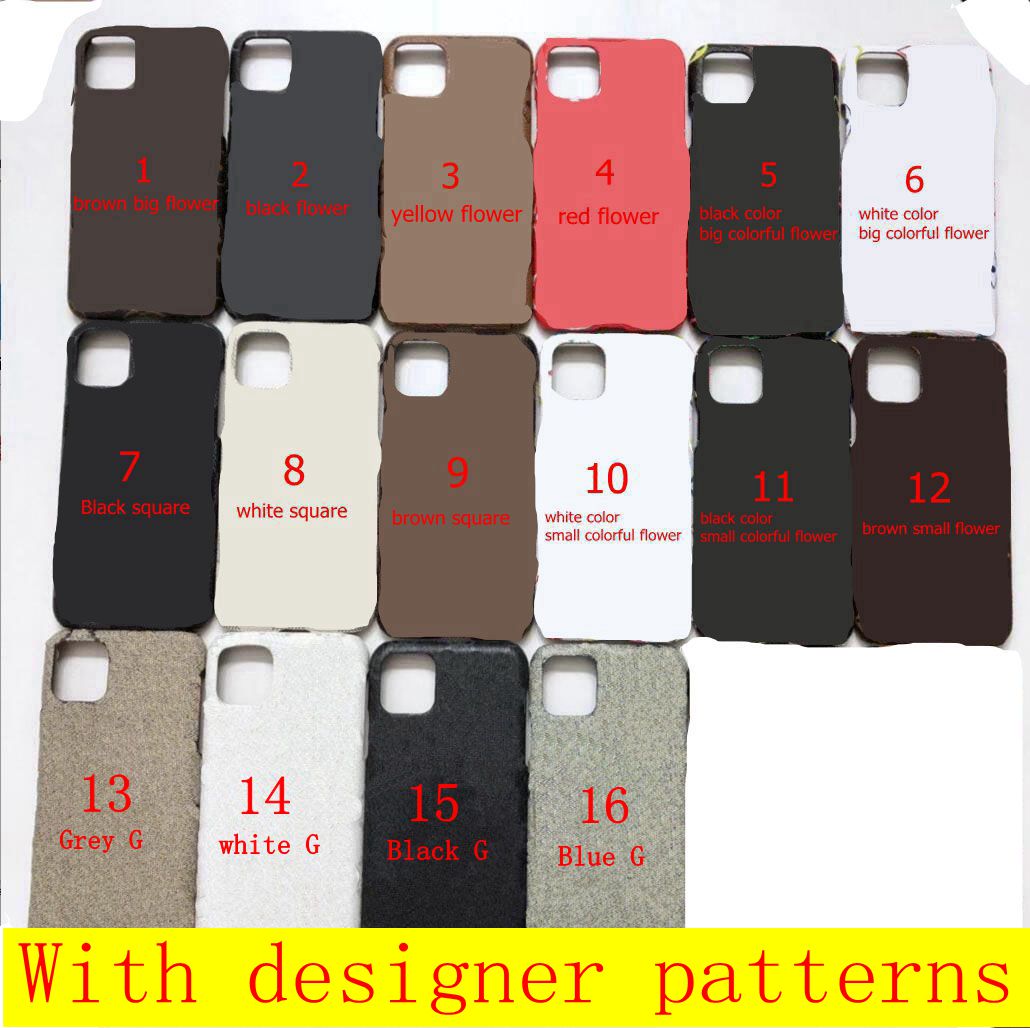 Designer Phone cases for iphone 13 pro max 12 mini 11 XR XS Max 7/8 plus PU leather shell samsung S8 9 10 S20 S9 S10 NOTE 20 10 S21 i01