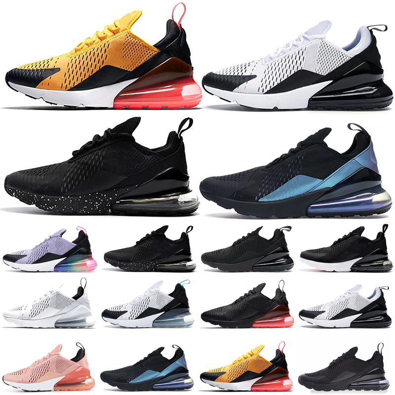 2021 No Box 270 Sports Sneakers Mens Running Shoes CNY Rainbow Heel Trainer Road Star Platinum Jade Bred Women 27C Sneakers