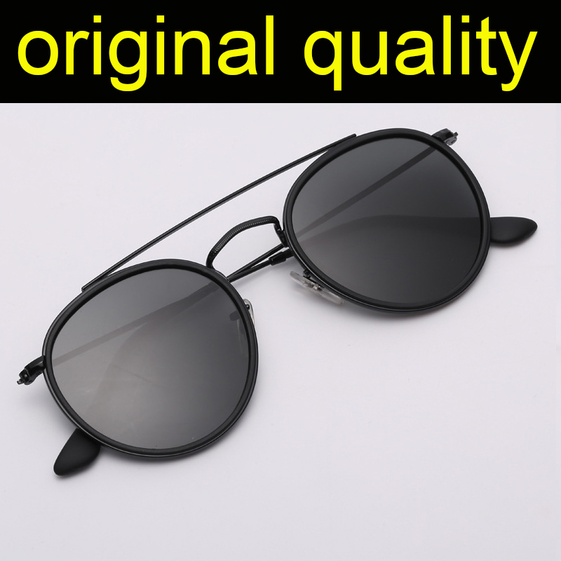 

Top Quality Rays Round 3647 Glass Lenses Sunglasses Women Men Gradient Coating Mirror Sun Glasses Men Women Lentes De Sol Gafas, White;black