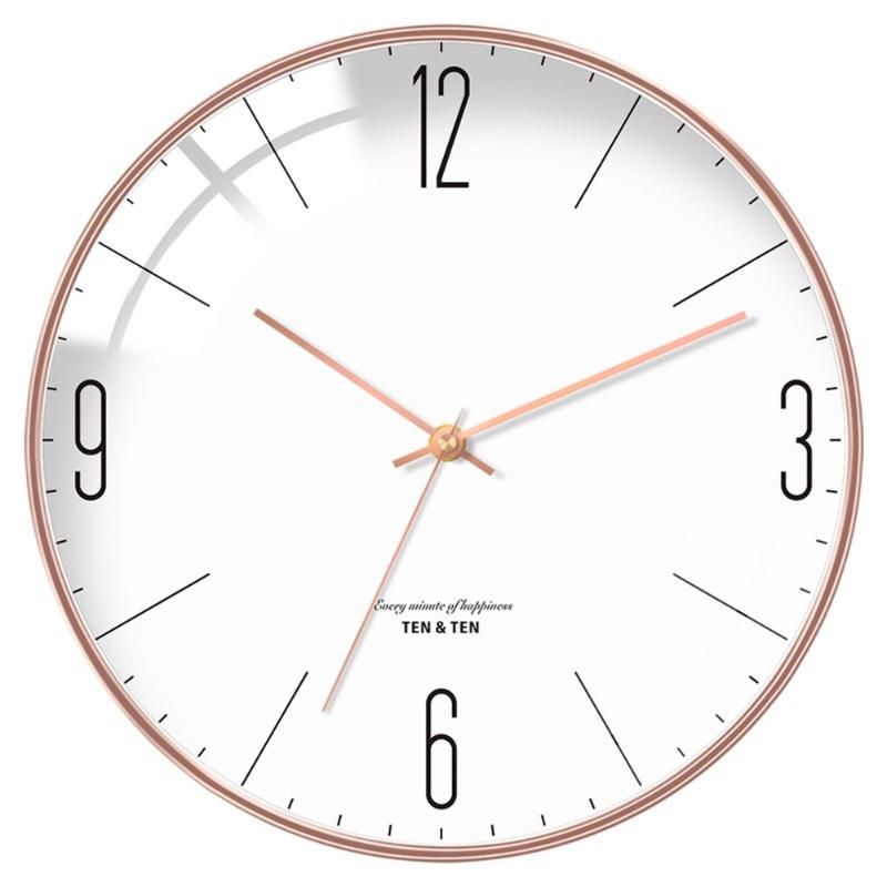 

Modern Minimalist Living Room Hanging Clock Creative Personality Fashion Atmosphere Nordic Mute Second Sweeping Decorative