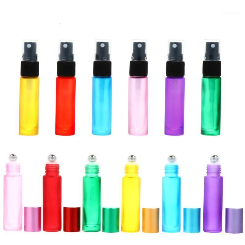 

Storage Bottles & Jars 1 Set 12pcs Roll-on Glass Perfume (Mixed Style)