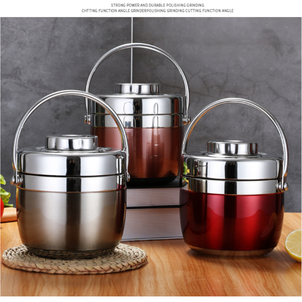 

2021 New 1.5/1.2 Stainess Stee Food Thermos 12-24 Hours Vacuum unch Box Thermo Container Soup Jar Insuated Thermoses