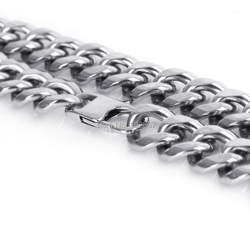 

Cuban Chain Necklace Stainless Steel Men's Birthday Jewelry 24''x14mm For Christmas.Thanksgiving Day Gifts Chains