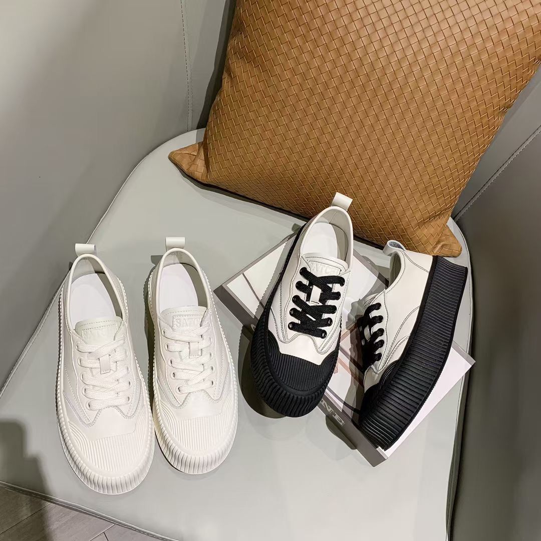 

dress shoes white shoes for woman versatile spring sports casual in students platform women xy2x, Black