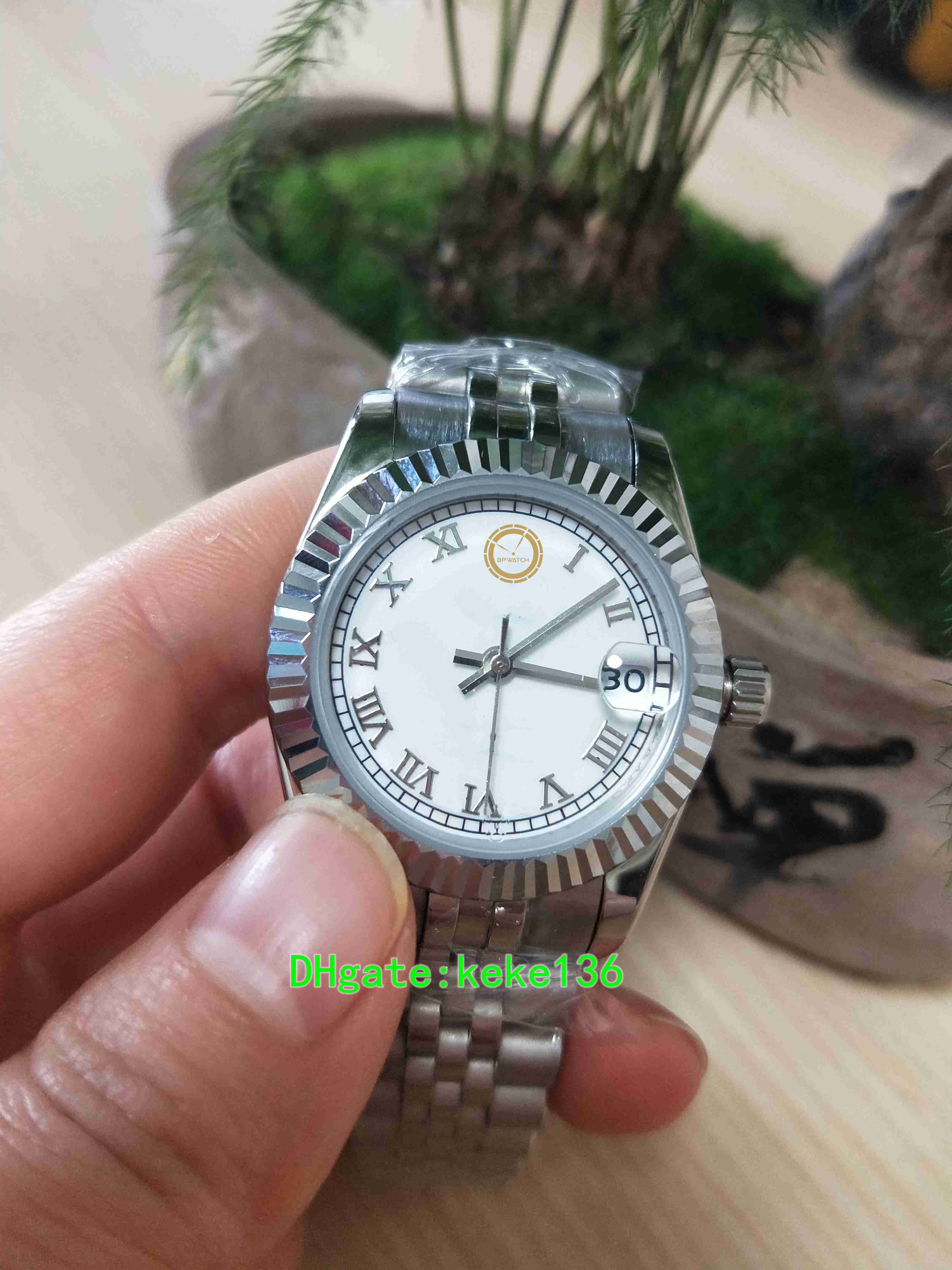 

Topselling Unisex watch Ladies Wristwatches 116234 116334 31mm 36mm Roman Stainless 316L Roman White Dial Asia 2813 Movement Automatic Mechanical Women's Watches, Box