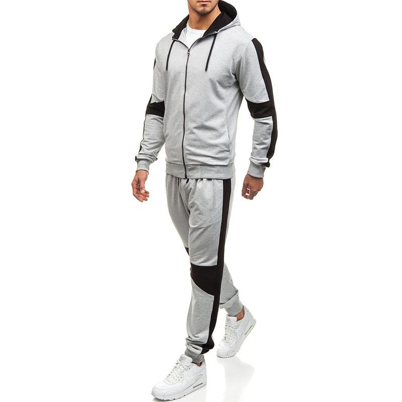 

Men's Tracksuits 2021 European And American Zipper Hoodie Loose Fitness Sportswear Fashion Sports Series