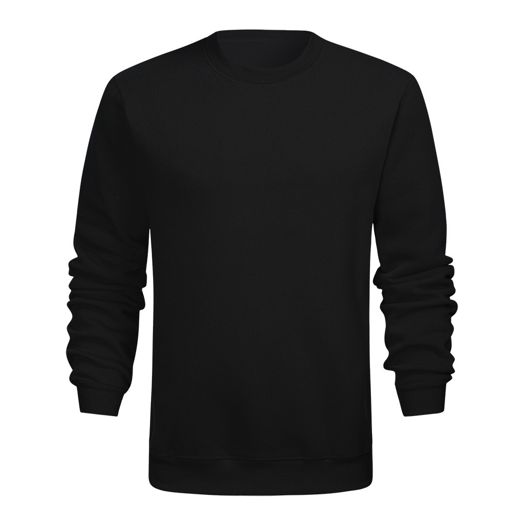 

2021 fashion round neck sweater women's winter women's pullover custom printed long sve, Black