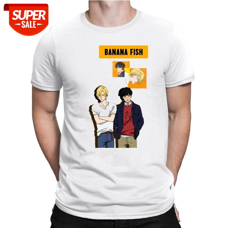 

Fashion Banana Fish Ash Lynx Funny Anime T-shirts Hip Hop Men Women T Shirt Casual Tee Shirt O-Neck Short Sleeve Cotton Tops #SW4s, White;black