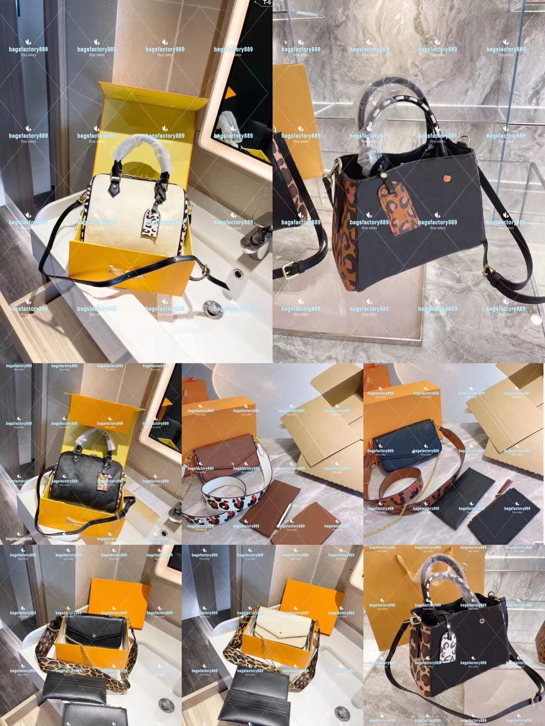 

Wholesale Leopard grain style luxury classic fashion bag top embossed leather bags messenger handbags were varied High quality, Make up the difference