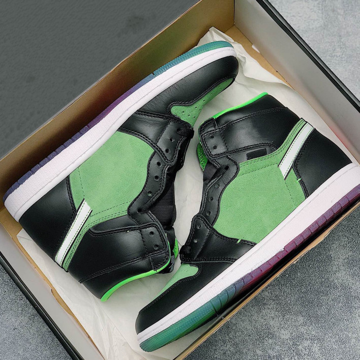 

1 1s High Retro Zen Athletic Men Shoes Rage Green Women Sports Sneakers 1s JP Lucky green Shoes
