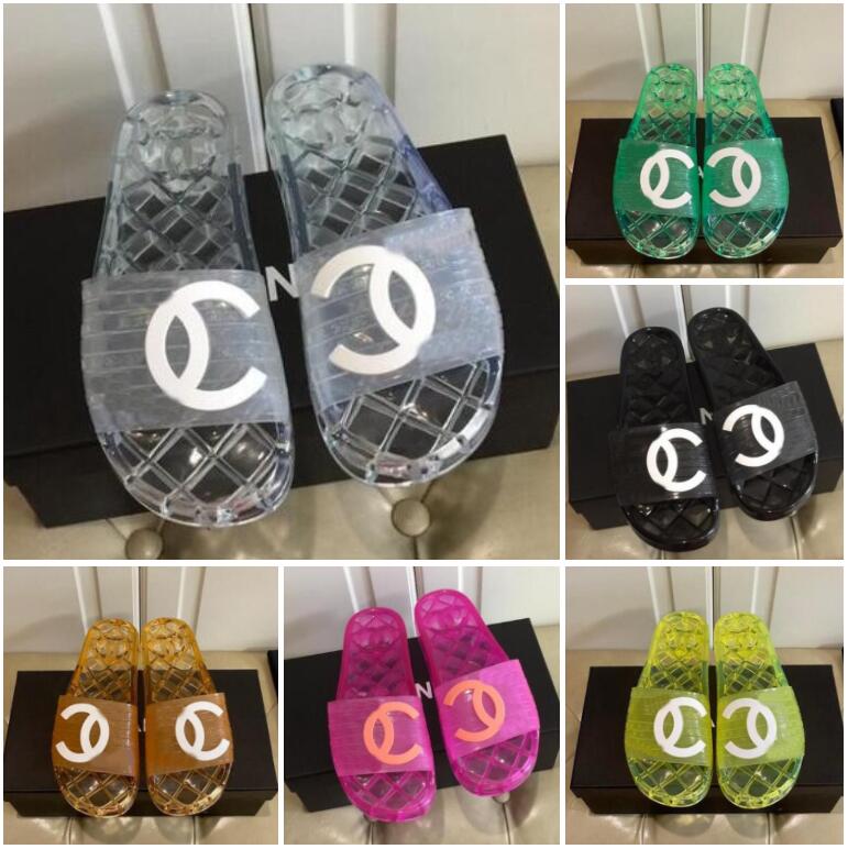 

Designer Women Slippers Buty Damskie Leather rubber sandals Sexy Luxury Slides Summer Mujer Soft Fashion shoes size 35-42, Color 7