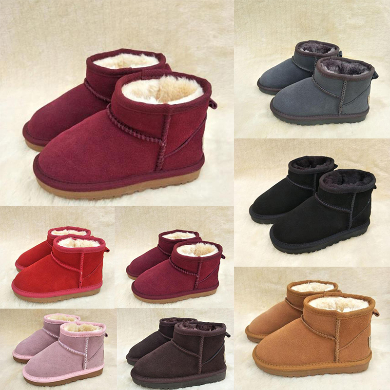 

Brand Children Shoes Girls Boots Winter Warm Ankle Toddler Boys Bot Shoe Kids Snow Boot Children's Plush