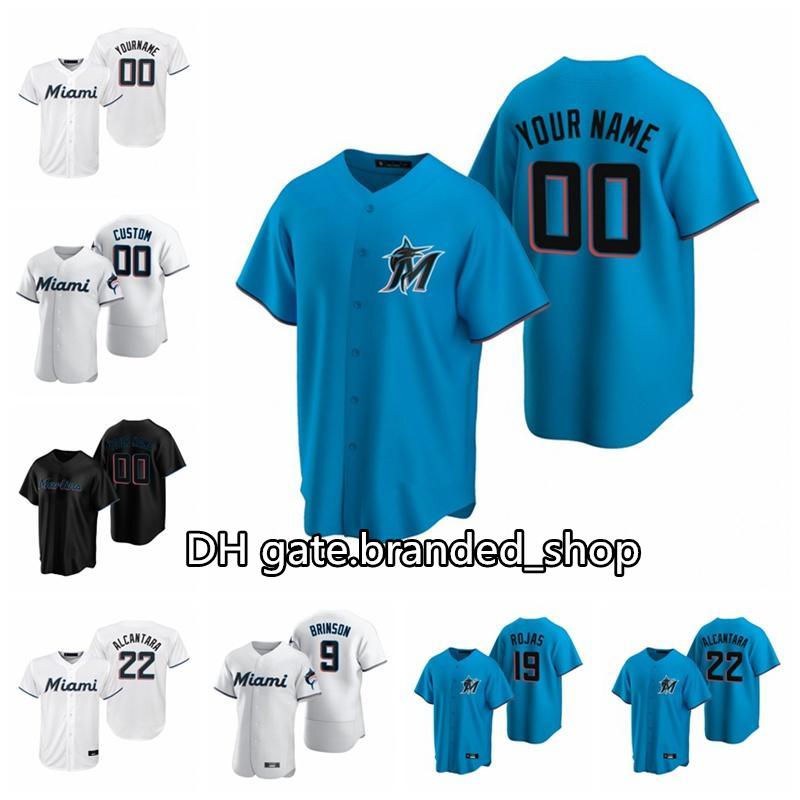 

27 Giancarlo Stanton Jerseys Womens Isan Diaz 28 Bryan Holaday 16 Jose Fernandez 15 Brian Anderson 14 MartinÂ Prado Baseball Jersey Custom, Blue;black
