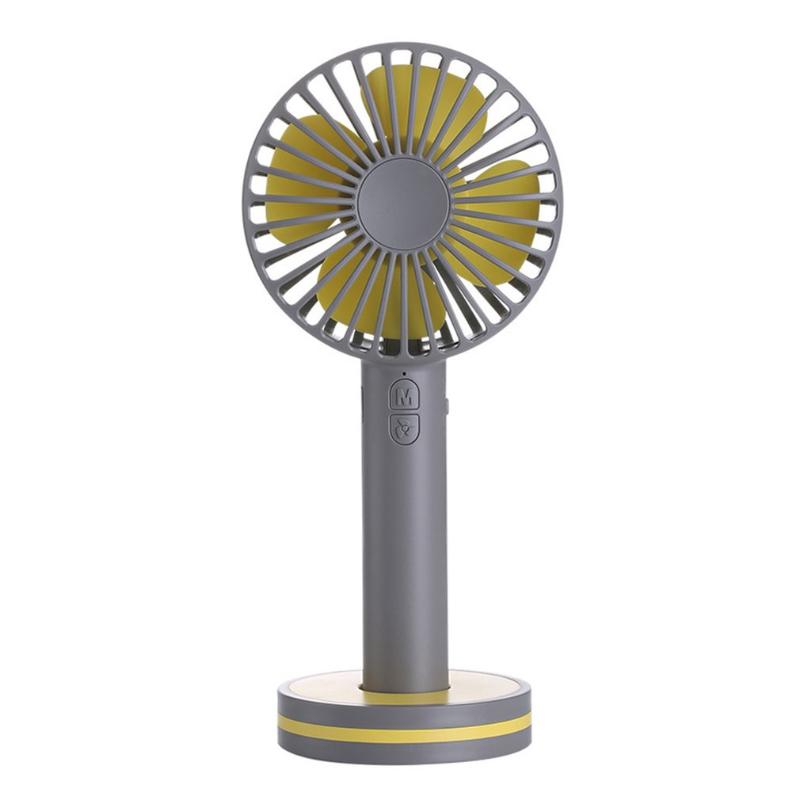 

USB Powered Portable Convenient Fashion Desktop Mini Handheld Small Fan With Mirror Outdoor Charging Lanyard Fan