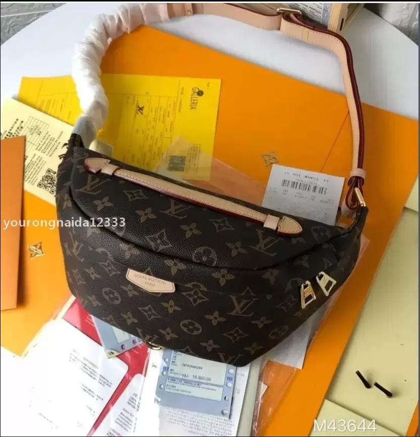 

GGLVLouisVitton YSLVUTTON fashion bags pochettes Handtasche borsa shoulder bag womens crossbody High Quality Waist Bolso leather handbags, Brown flowers