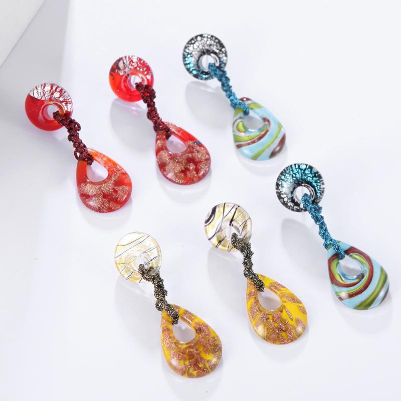 

Dangle & Chandelier Ztech Oval/Round Red/Yellow/Green Resin Earrings For Women Gilrs Design Trendy Jewelry Statement Pendant Accessories