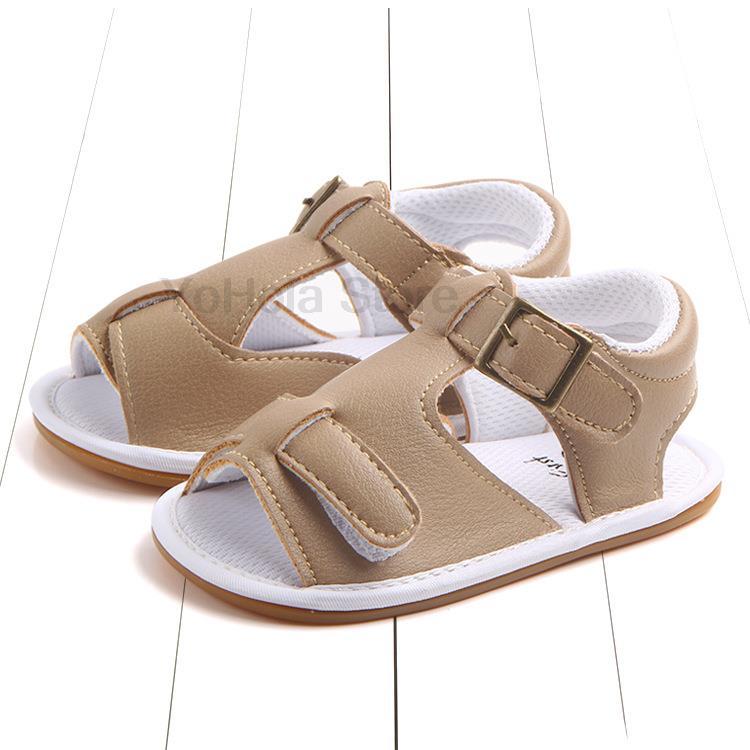 

First Walkers Baby Toddler Shoes Infant Boys Girl Sandals Summer Anti Slip Born Solid Sneaker Beach