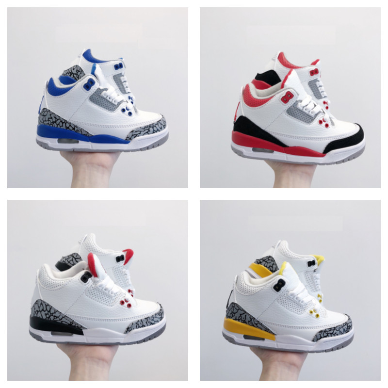

Designer jumpman 3 3s casual shoes platform med cut kids boys girls sneakers white black cement jordon basketball shoes spring autumn children Sports Trainers, Do not choose;other color;contact me
