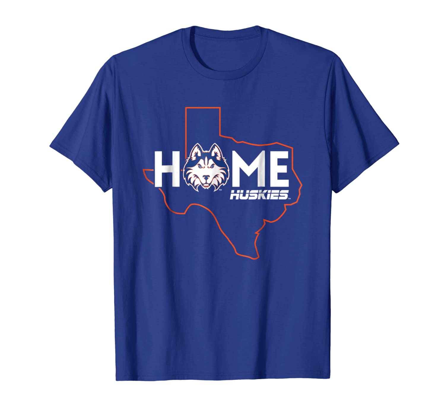 

houston baptist huskies home t-shirt - apparel, White;black