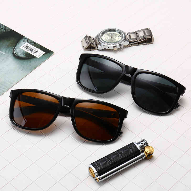 

GM Summer Sunglasses and wo 2021 fashion men driving glasses myopia big face thin