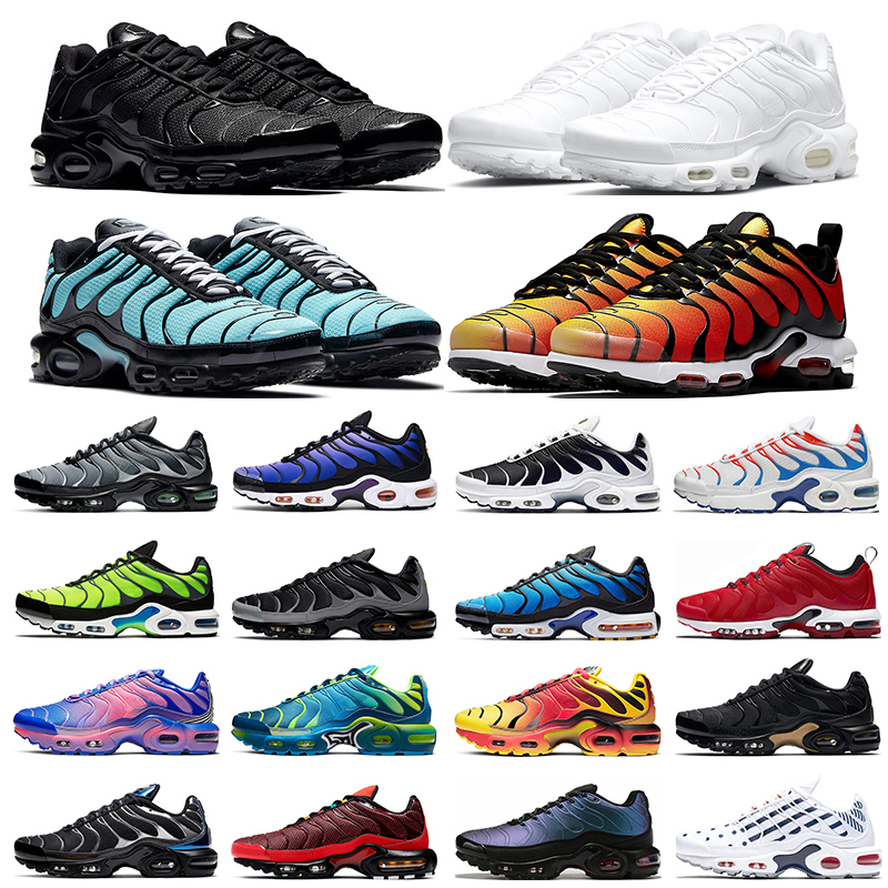 

2021 TN Plus Mens Runing Shoes trainers Triple Black White Tiger Vapour Green Tiffany Batman Oreo Volt Glow Hyper Blue women fashion sports sneakers, 21 deluxe