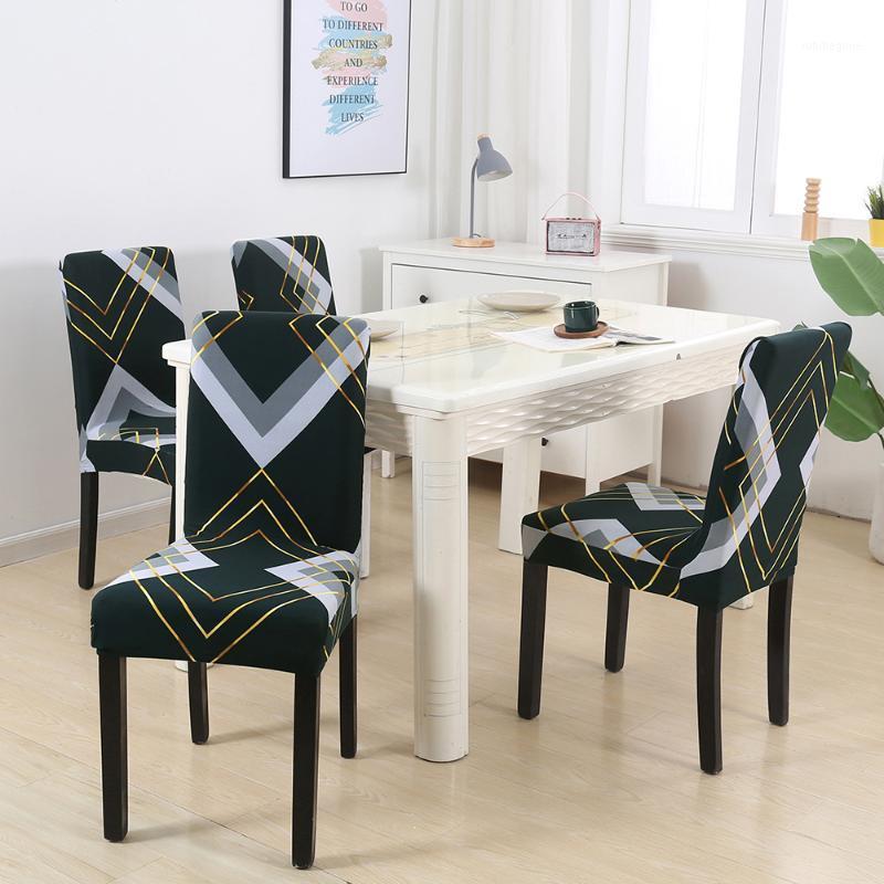 

Modern Style Home Dining Room Chair Cover Washable Elastic Seat Furniture Slipcover For Party Wedding Banquet 1/2/4/6pcs Covers