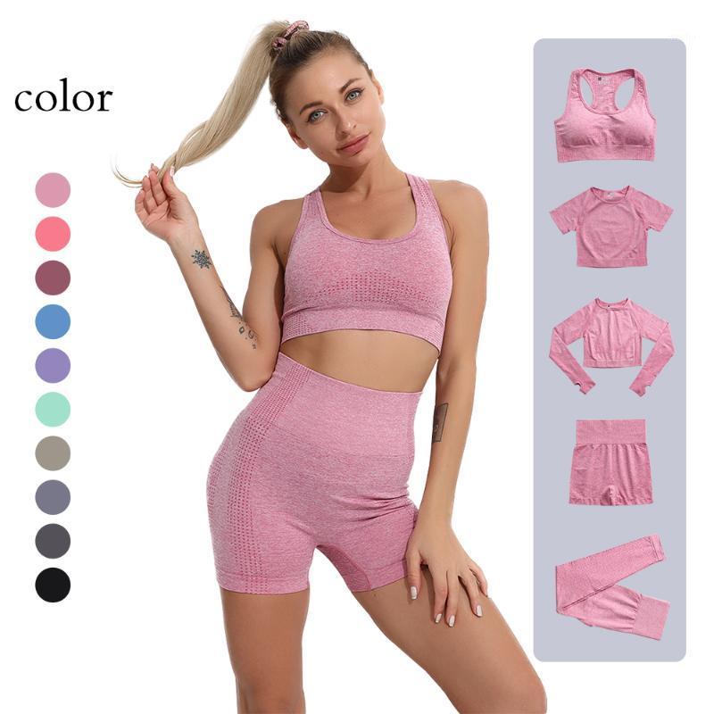 

Yoga Outfit Top High Waist Leggings Fitness Clothing Women Sleeveless Corset Gym Suit Wear Running Clothes Sports Set, 2pcs-black