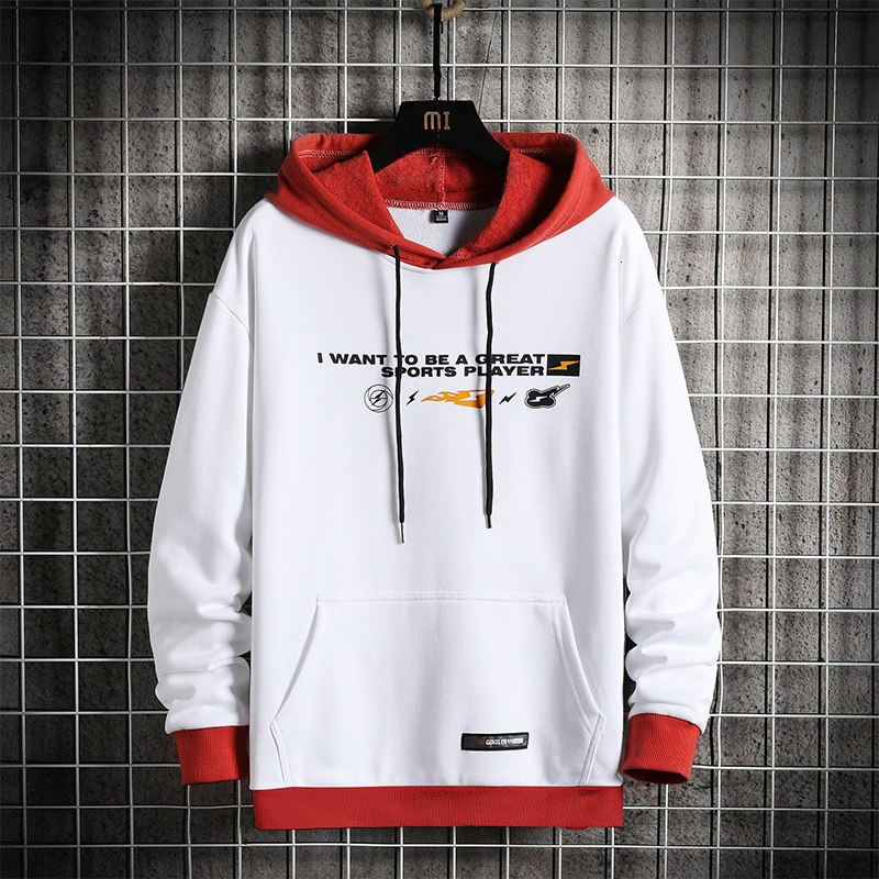 

2021 Printed Hoodie Streetwear Sweatshirt Autumn Brand New Men's Fashion Tops Harajuku Men Hoodies Plus Size -4xl C6ph, Ivory
