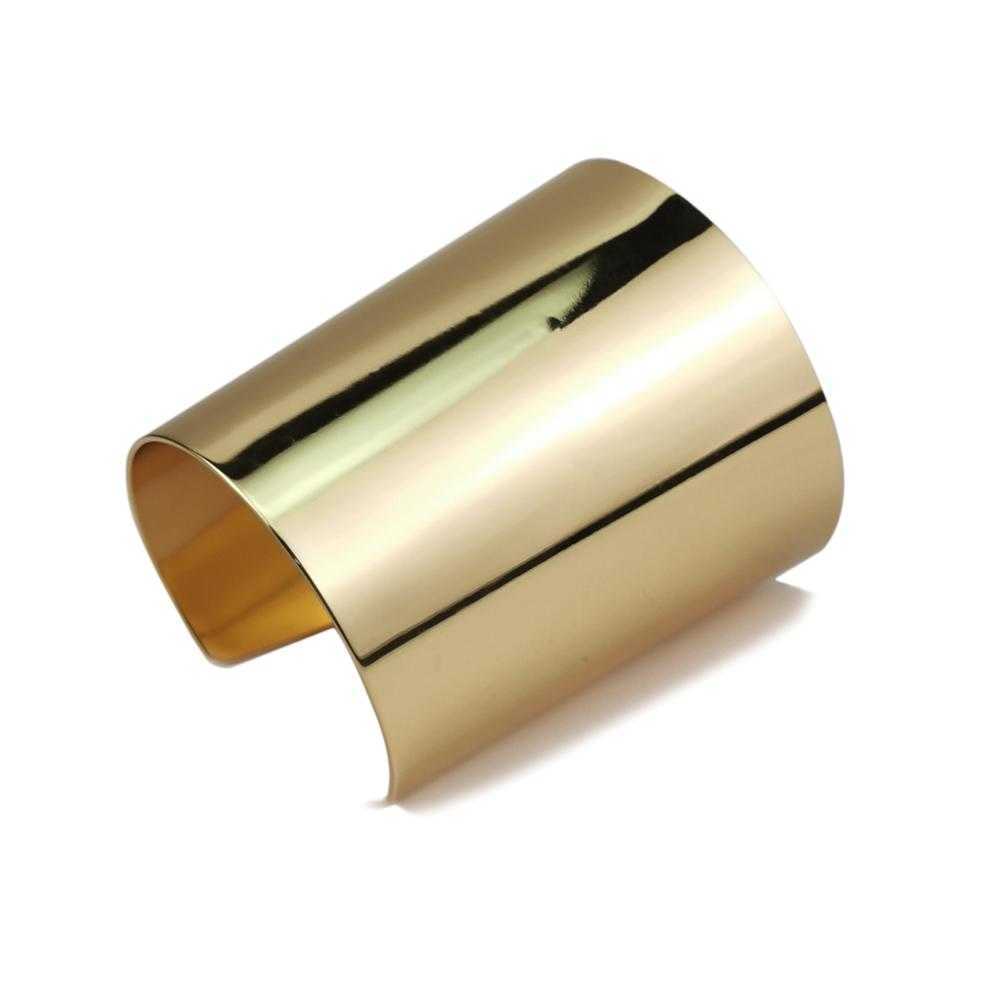 

Manilai Metal Big Cuff Bracelets Bangles for Women Statement Jewelry Femme Punk Alloy Bangles Accessories 2020 New Q0717