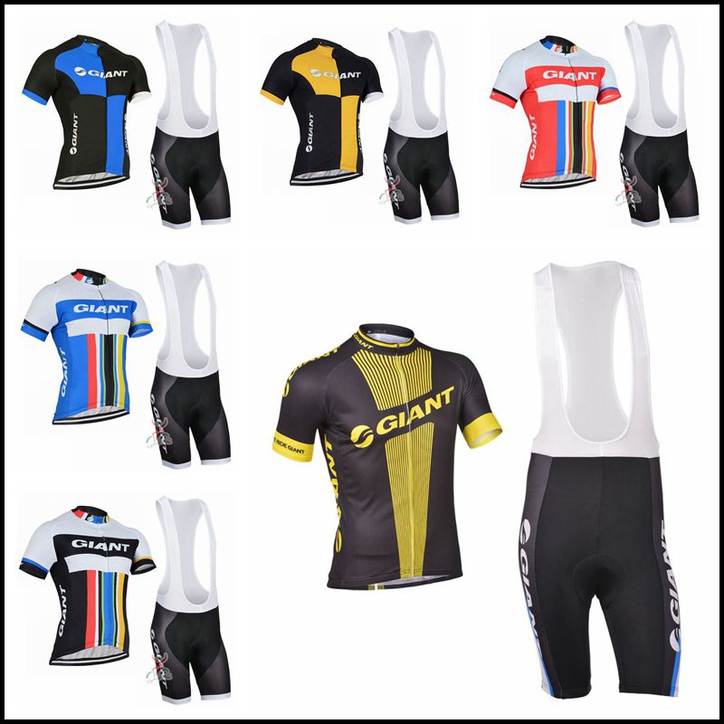 

GIANT summer mens short sleeve cycling jersey bike wear Clothes bib set uniform cycling clothing bicycle suit, 6#