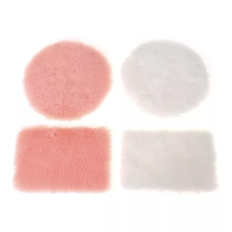 

Carpets Artificial Sheepskin Rug Round Fluffy Chair Cover Bedroom Mat Soft Wool Warm Square Hairy Carpet Seat Textil Fur Area Rugs Home