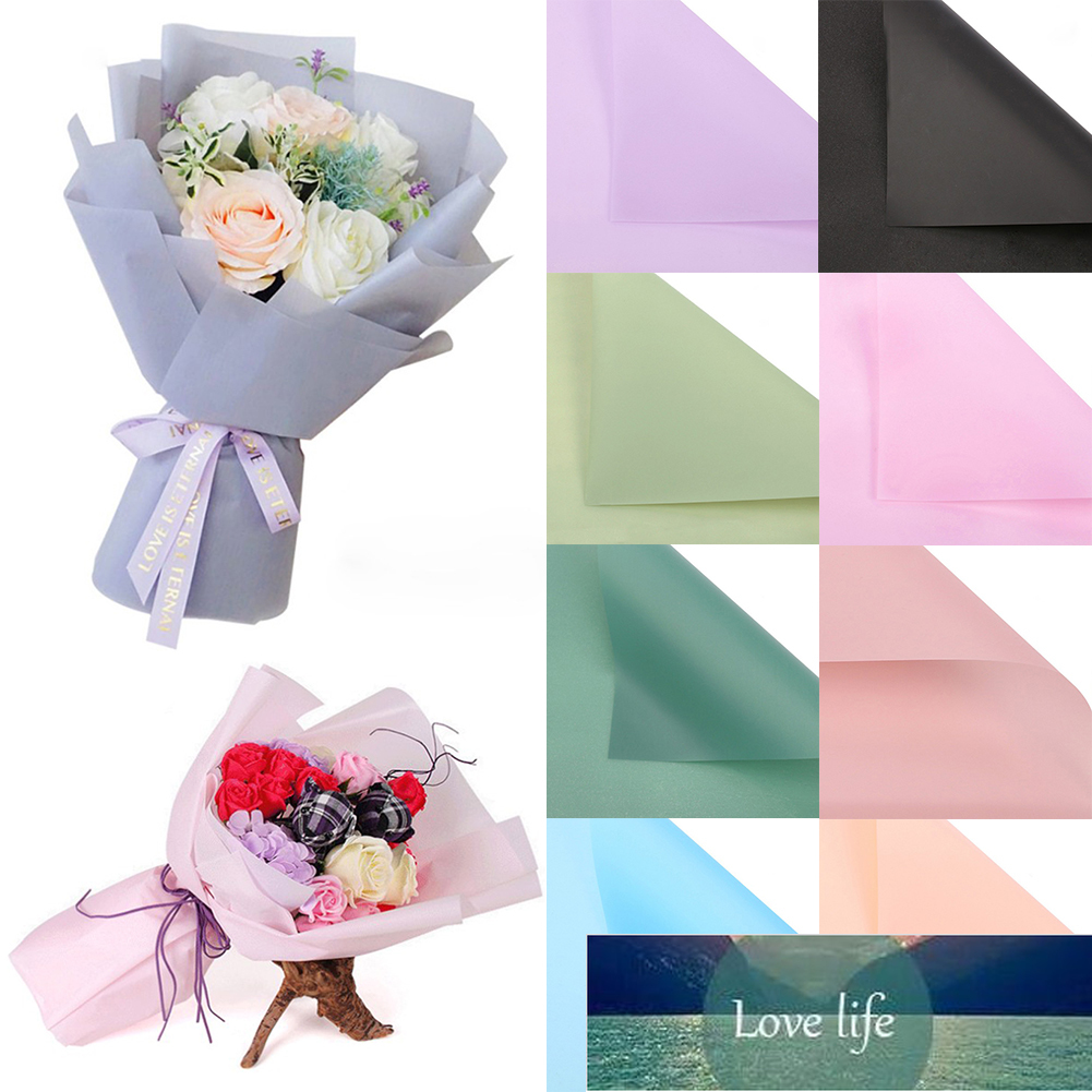 

20PCS Translucent Flowers Wrapping Paper Sheet Gift Packaging Floral Bouquet Korean Style Romantic Gifts Wedding Flowers Paper