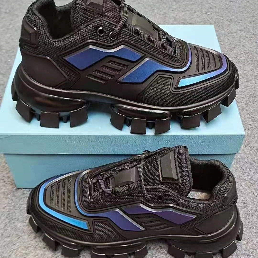 

Designer Shoes Symphony Black White Sneakers 19FW Capsule Series ShoesLates P Cloudbust Thunder Trainers Rubber Low Top Platform Sneaker, Color 15