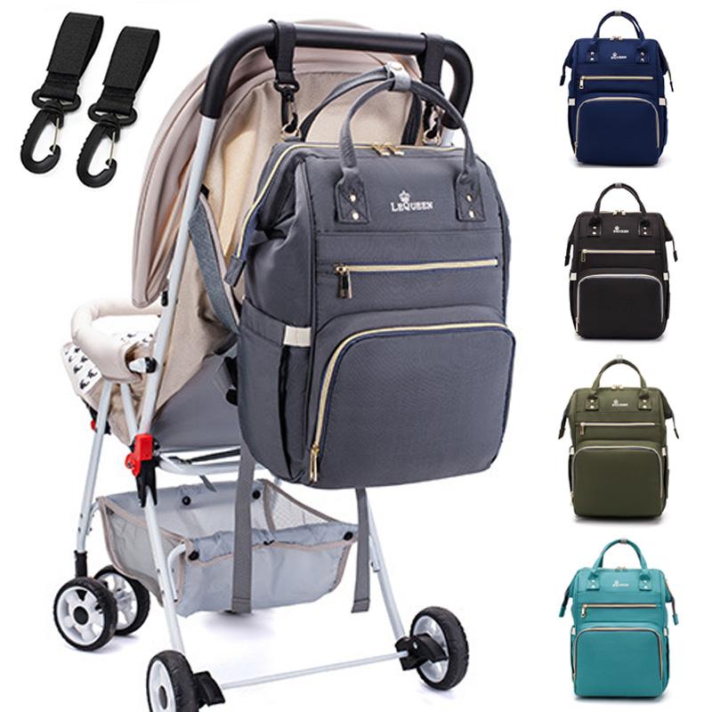 

Fashion Diaper Bag Backpack Multifunction Waterproof Mommy Bags Baby Travel Bottle Insulation Packet Newborn Nursing Backpack, M30-black