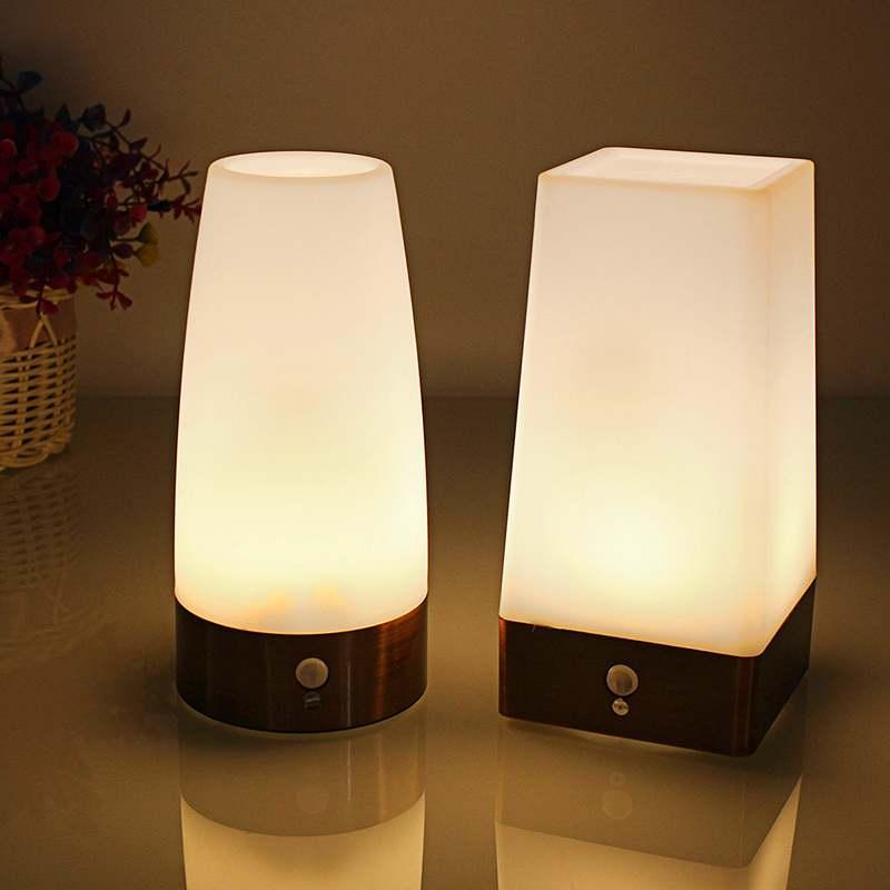 

Night Lights LED Light Wireless Induction Bedside Reading Camping Lamp With Motion Sensor On/off Switch For Children Kids Birthday Gift